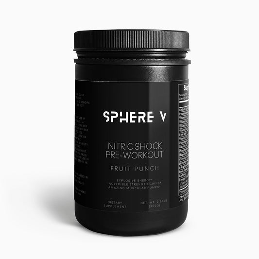 Nitric Shock Pre-Workout Powder (Fruit Punch) - Sphere Five